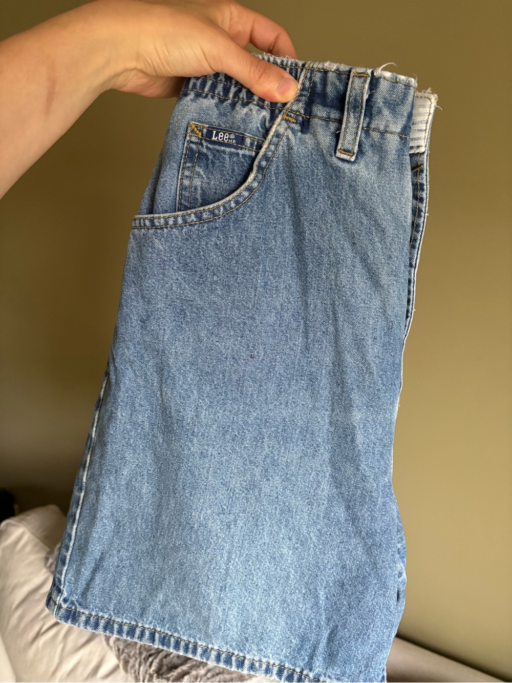 Lee Baggy Jean Shorts